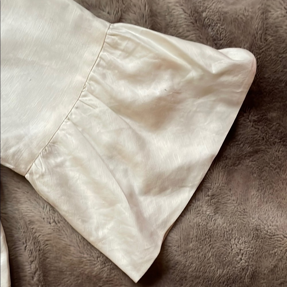 Elegant White Lace Trim Jacket - Picture 5 of 6